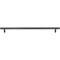 Jeffrey Alexander 305 mm Center-to-Center Brushed Pewter Square Dominique Cabinet Bar Pull 845-305BNBDL - alternate 2